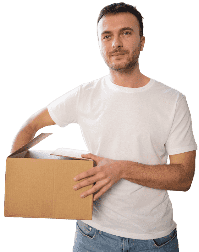 Man Holding Box